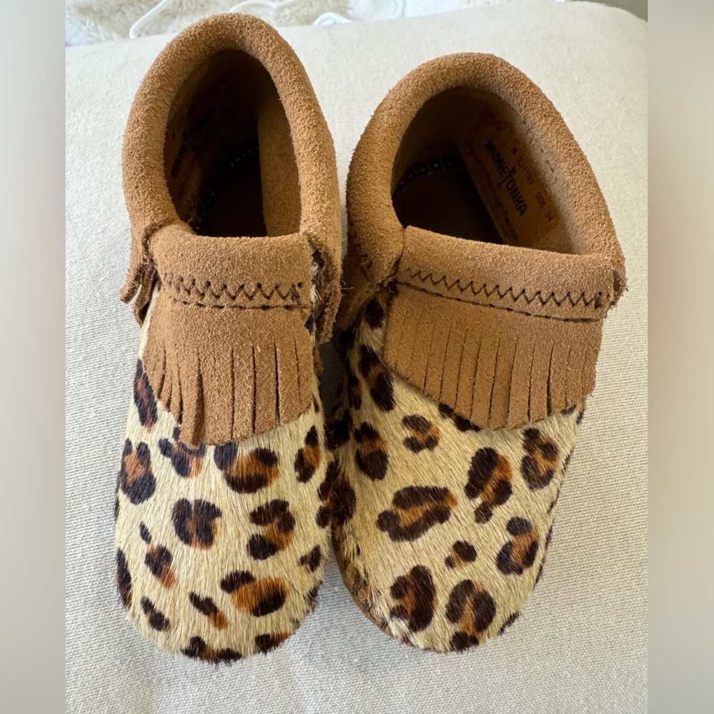 Minnetonka Leopard Bootie - NWOT